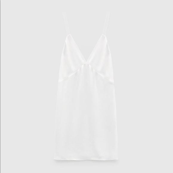 ZARA V-Neck Short Mini Dress - Picture 8 of 8